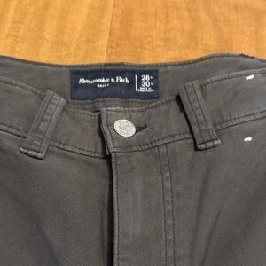 Abercrombie & Fitch Charcoal Carpenter Pants